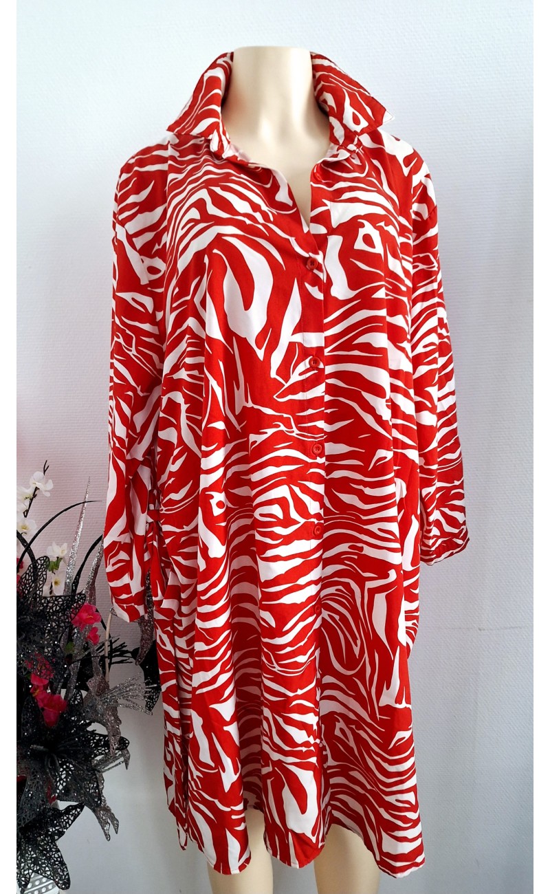 dress/shirt red and white