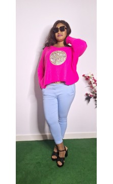 fuchsia pull, one size