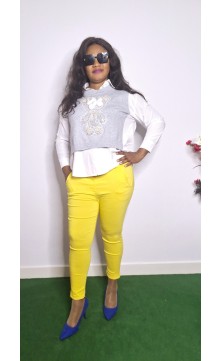 white shirt with embroidery