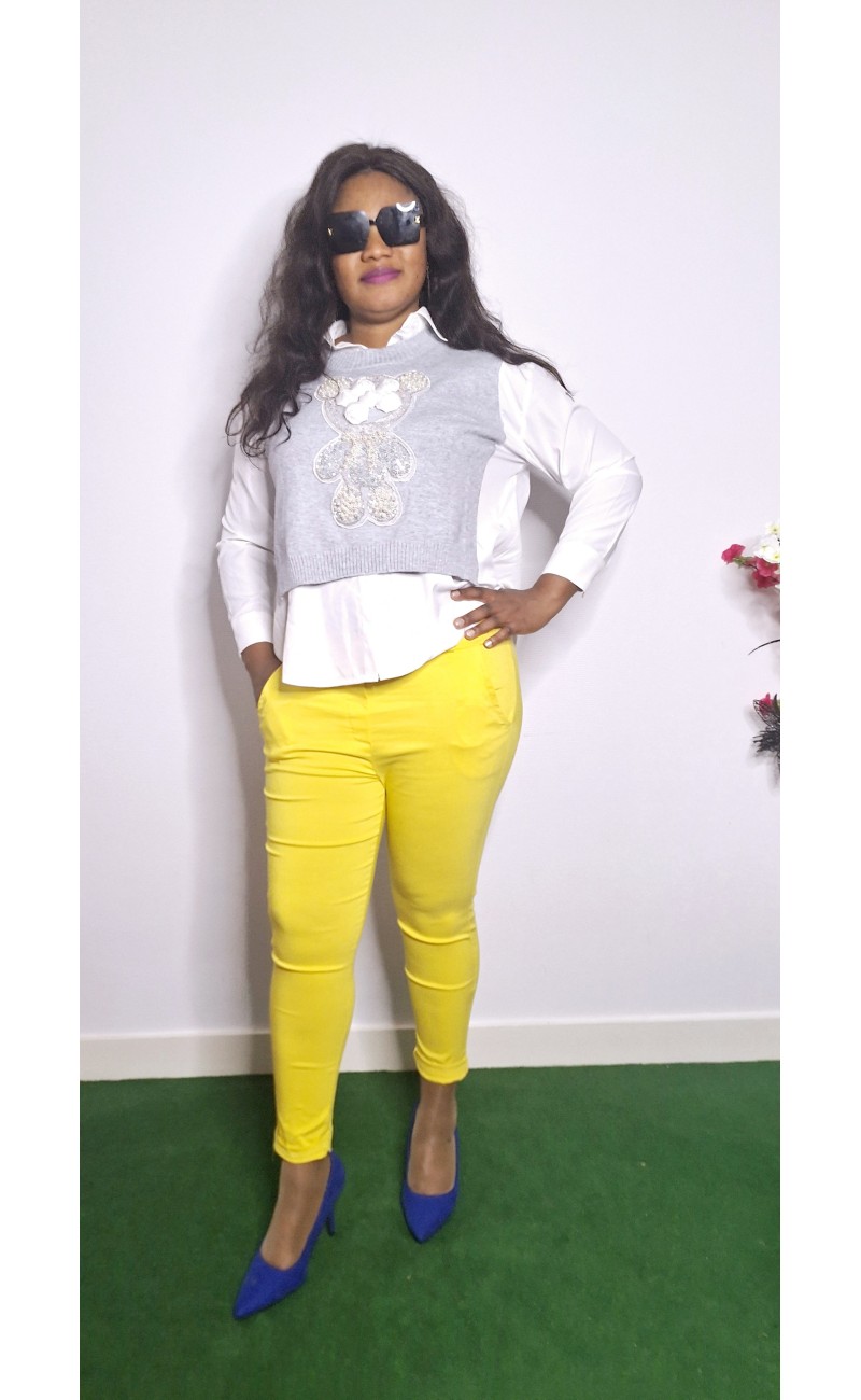 white shirt with embroidery