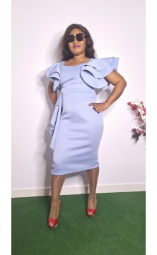 blue ceremony dress