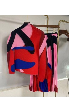 folded set, multi coloured...