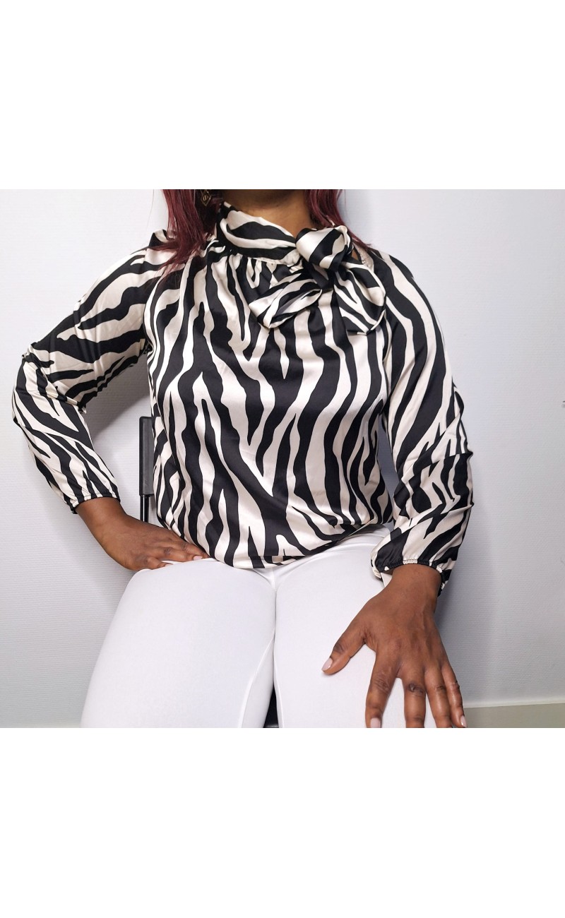 chemisier taille unique longues manches