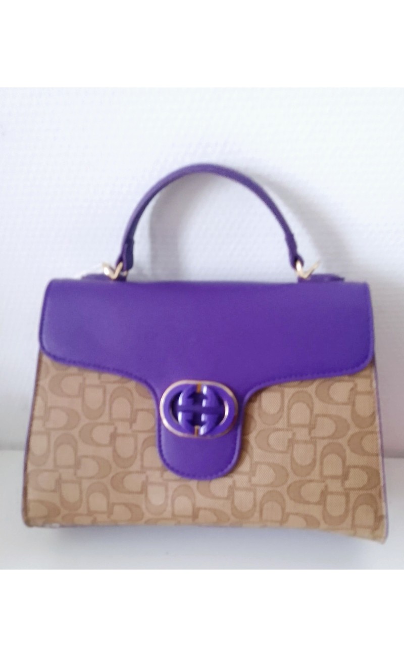 purse TOM & EVA purple/brown