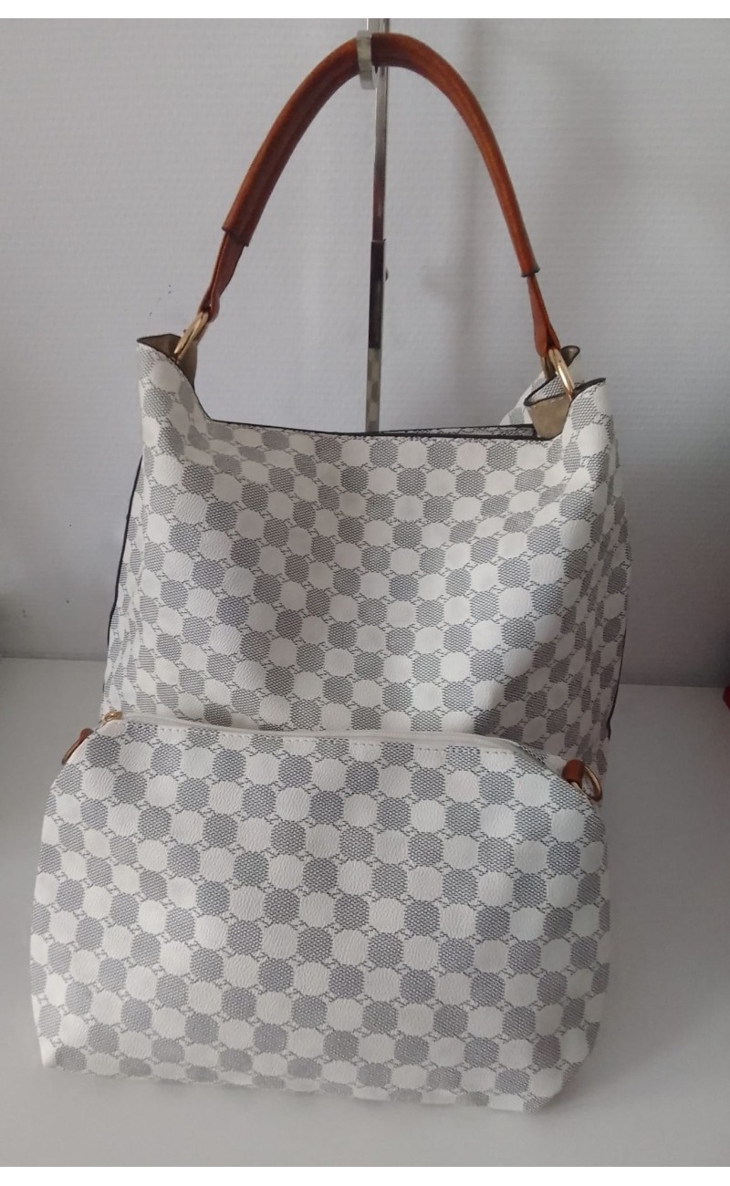 Bag Sara beige/grey