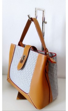 Bag Ted Lapidus navyblue/white /honey