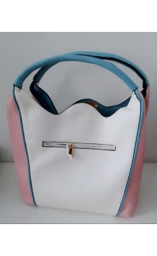 big bag white/pink/blue