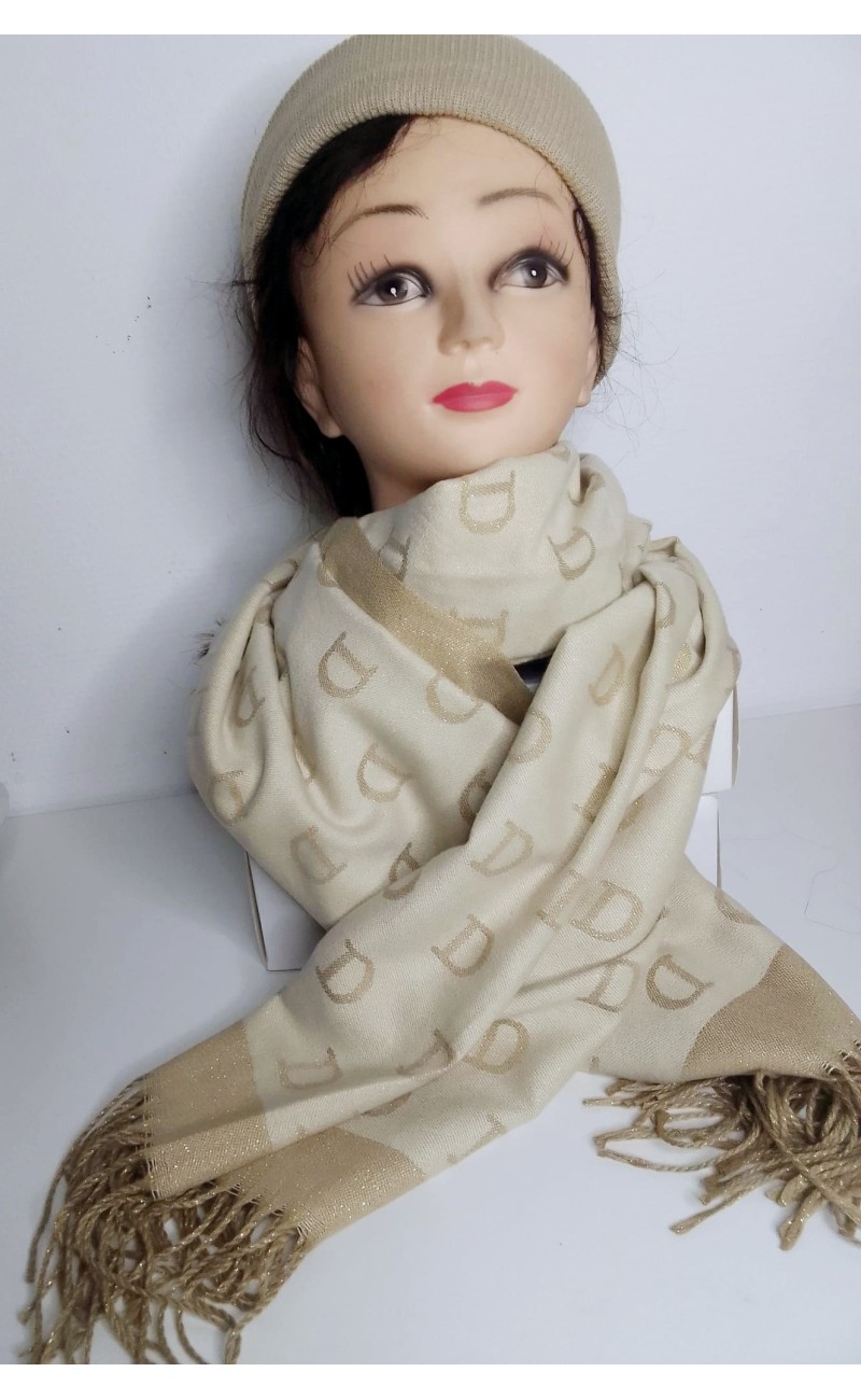 shawl D, gold