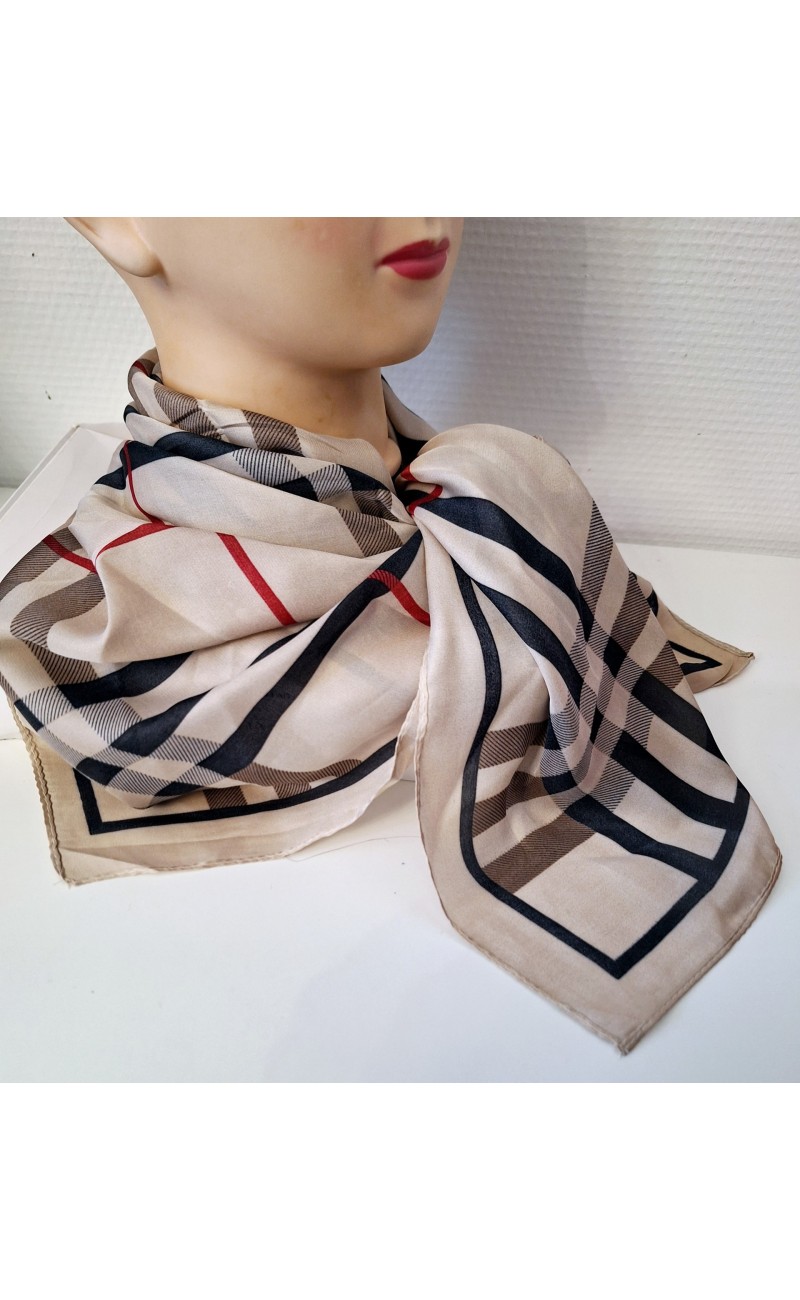 Petit foulard  B pour cou et sac