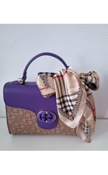 Petit foulard B pour cou et sac