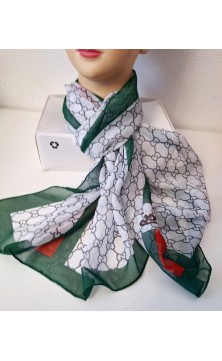 Petite écharpe  G blanche...