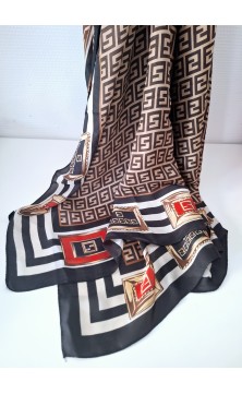 Echarpe /foulard F brun...