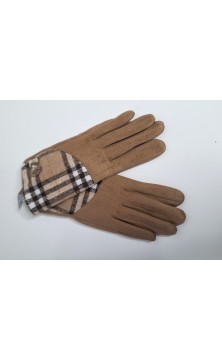 Gants marron deux tons
