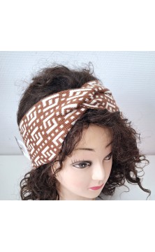 Bandeau croisé de deux couleurs