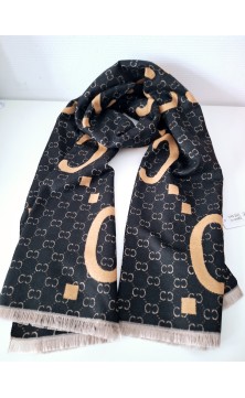 shawl black/gold