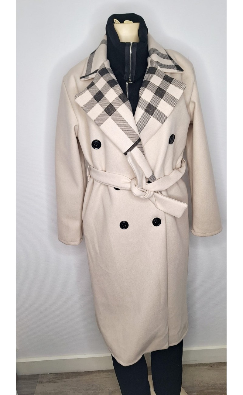 Manteau beige