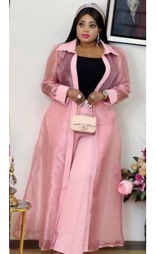 Ensemble pantalon rose,...