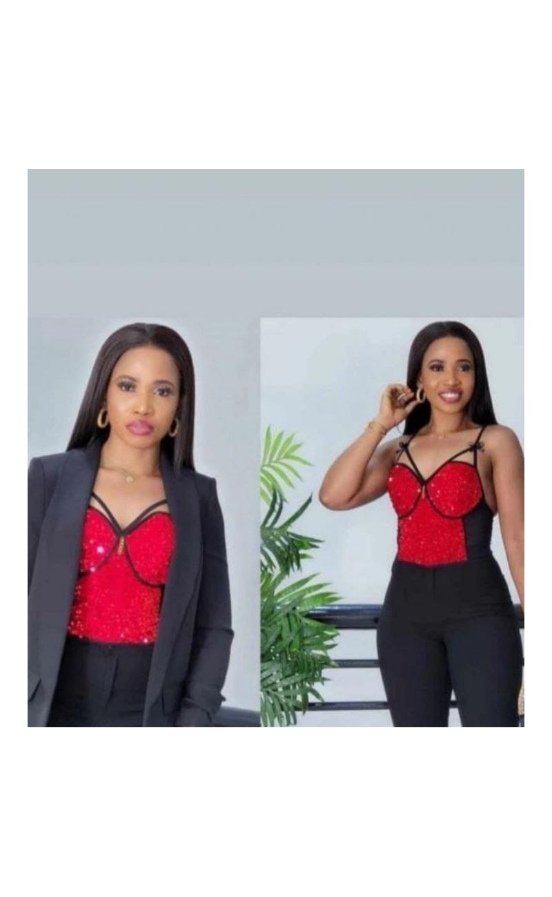Bustier rouge