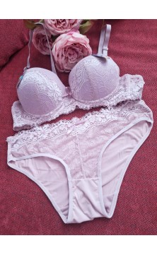 Ensemble soutien rose B