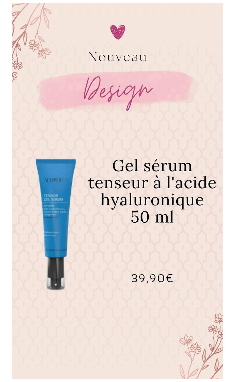 Gel serum based on acid hyaluronic 50
