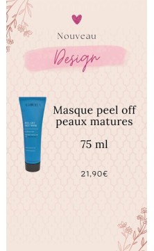 Mask 'peel off ' for mature...