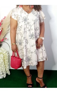 Robe Fleurie  Grande Taille...