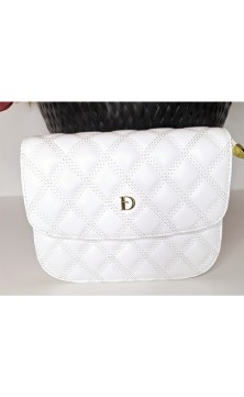 White shoulder bag