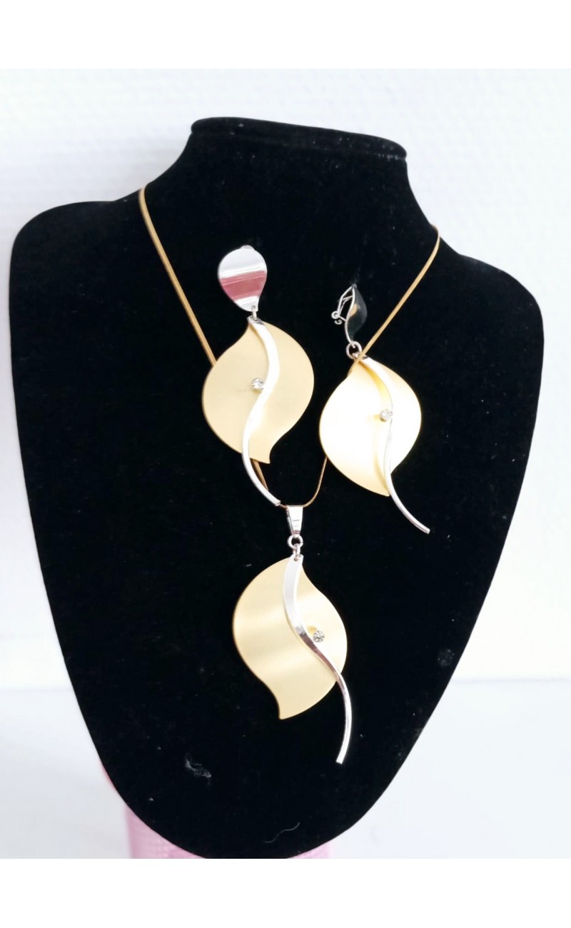Ensemble bijoux en acier inoxydable