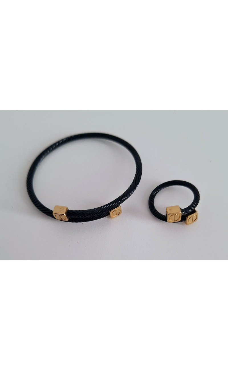 Combination of bracelet and ring