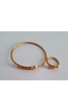 Bracelet/Bague En Acier...