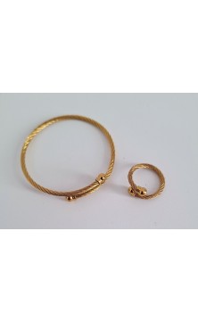 Bracelet/Bague An Acier...
