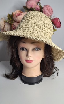Beige hat