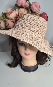 Beige hat