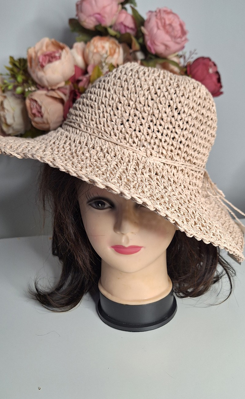 Beige hat