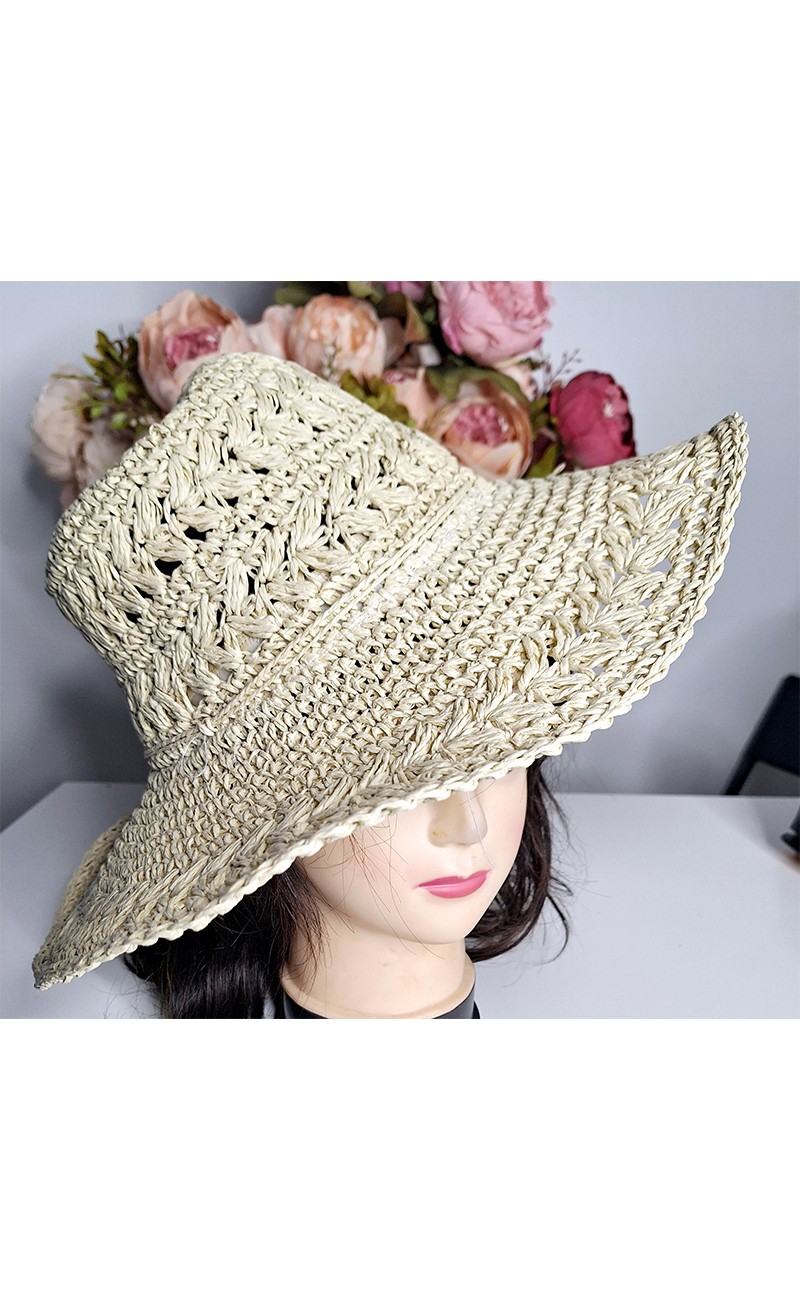 Beige hat