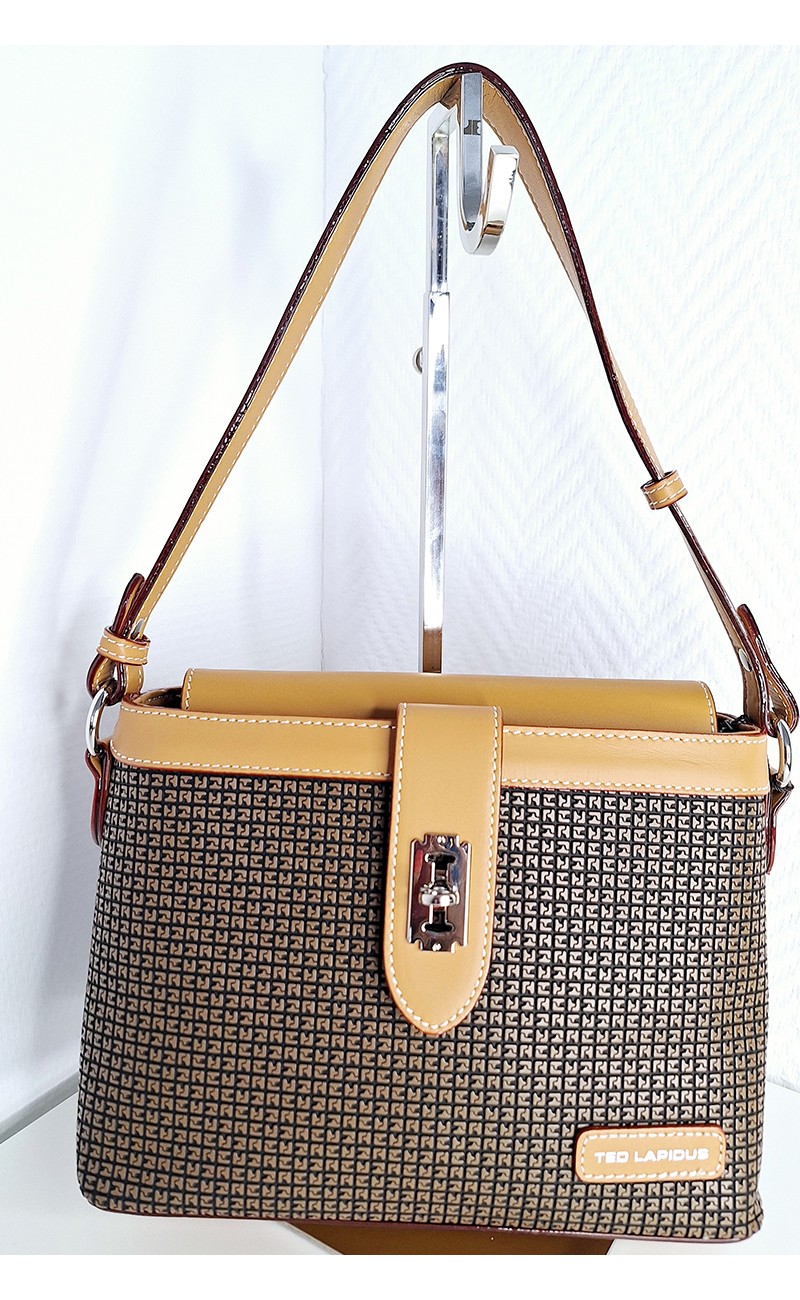 Handbag brown Ted Lapidus