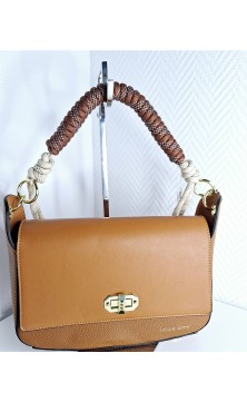Brown shoulder bag