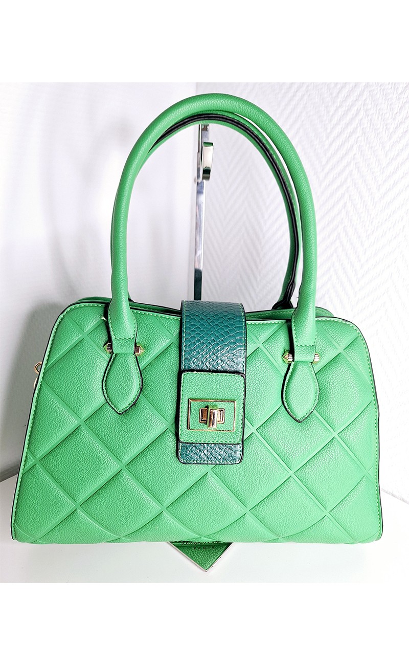Green handbag