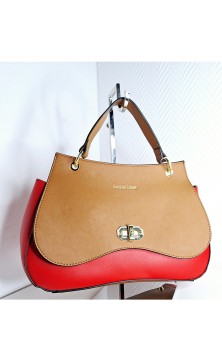 Brown/red handbag