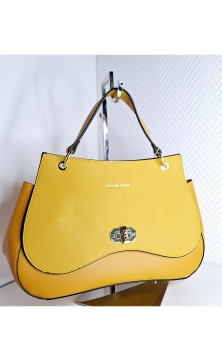 Yellow handbag