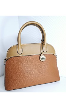 Sac à main marron/beige