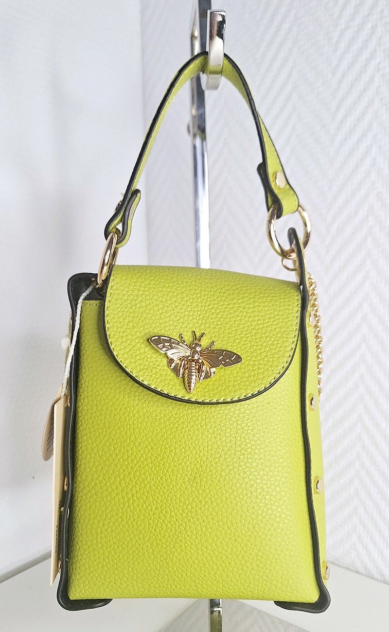 Mini green handbag