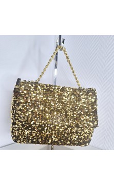Gold Sequin Bag