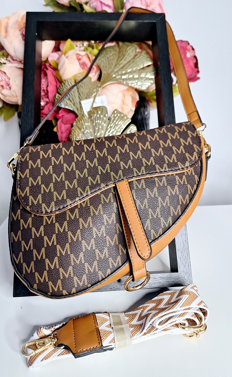 Brown shoulder bag