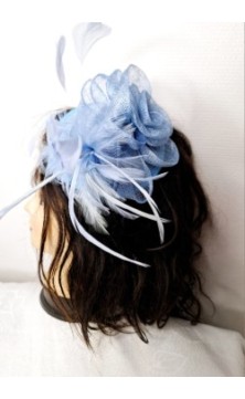 Skyblue hairpin for ceremonies