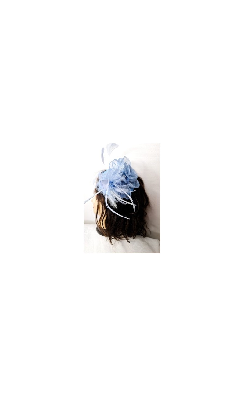 Skyblue hairpin for ceremonies