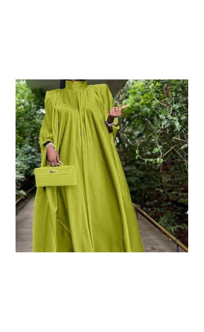 satin evening dress green olive