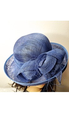 blue ceremony hat