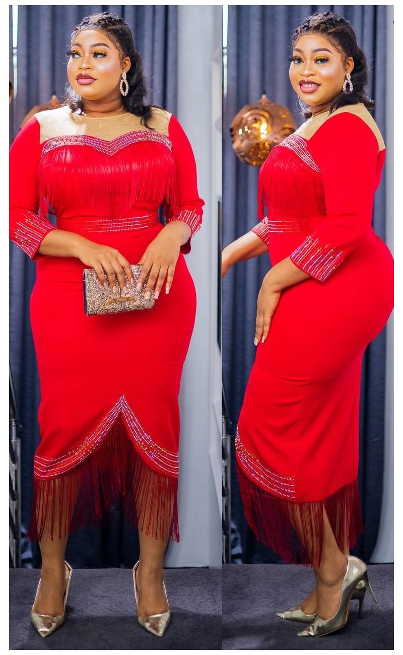 robe soiree rouge