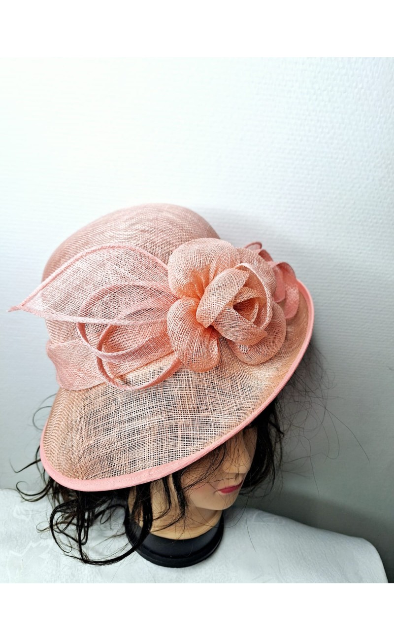 pink ceremony hat